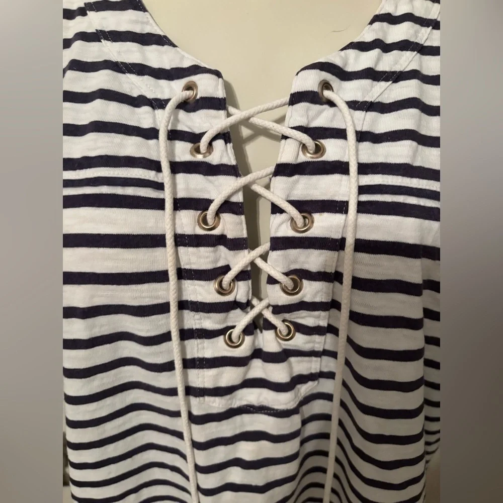 J.Crew striped sailer top XL